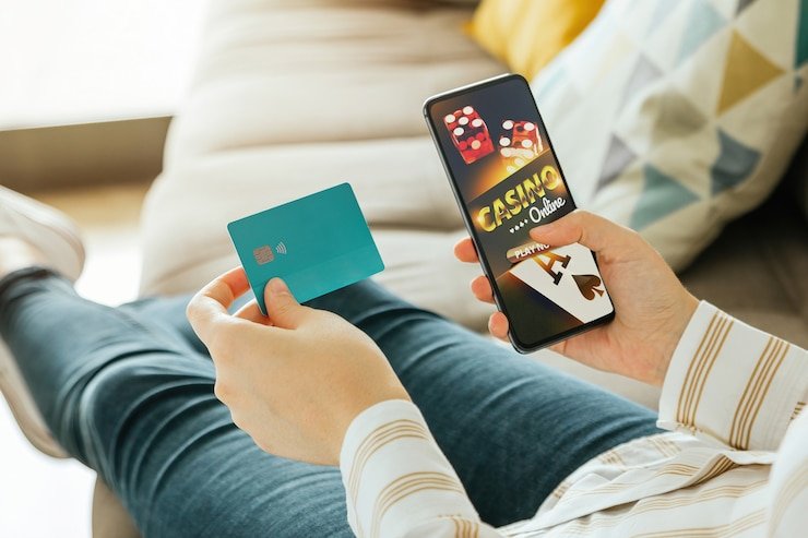 Antarmuka permainan Habanero dengan kontrol taruhan dan fitur bonus